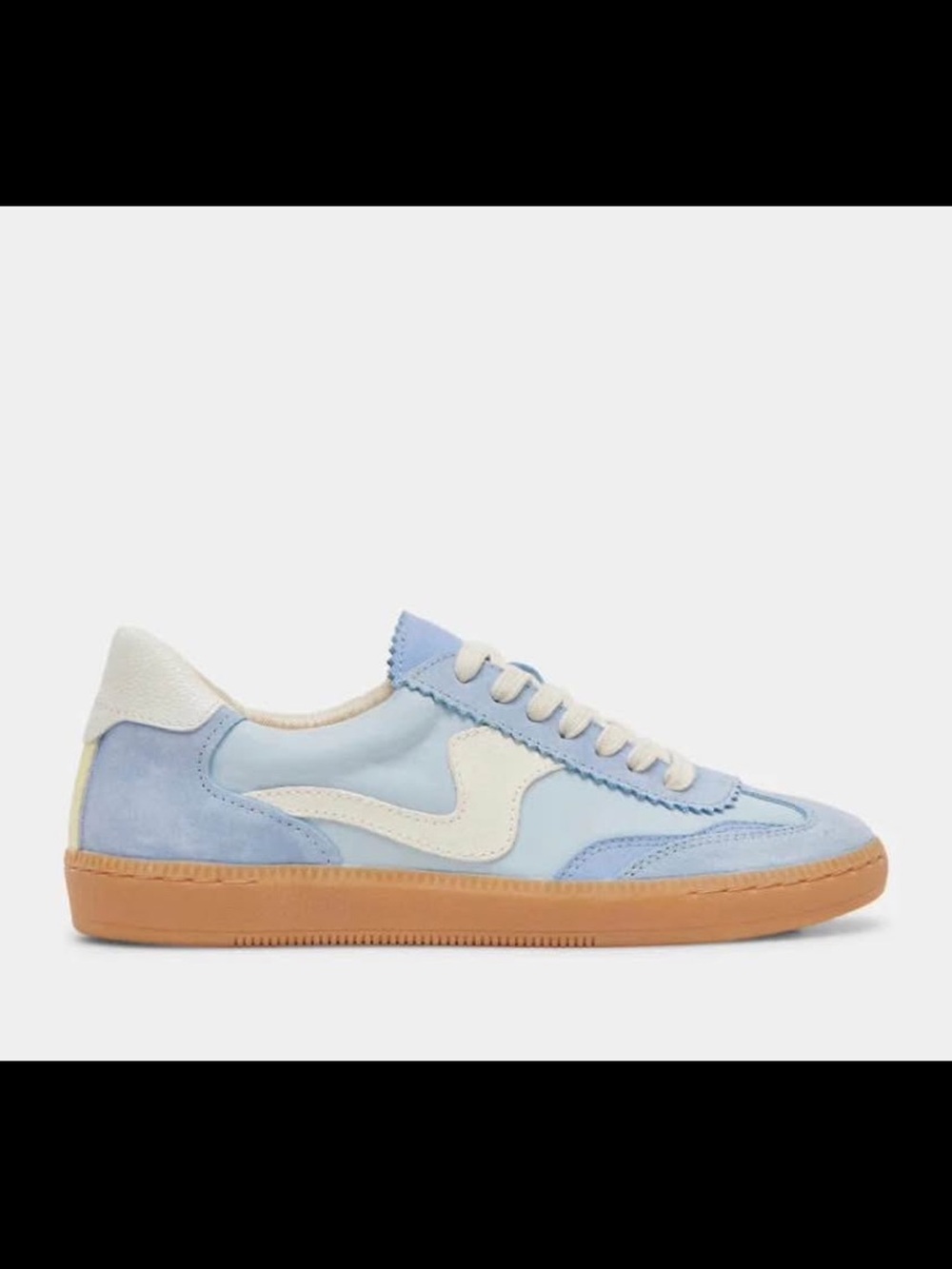 Dolce Vita Light Blue & Cream Women's Low-Top Sneakers